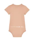 Delikatne klasyczne body z krótkim rękawem z organicznej bawełny - 15