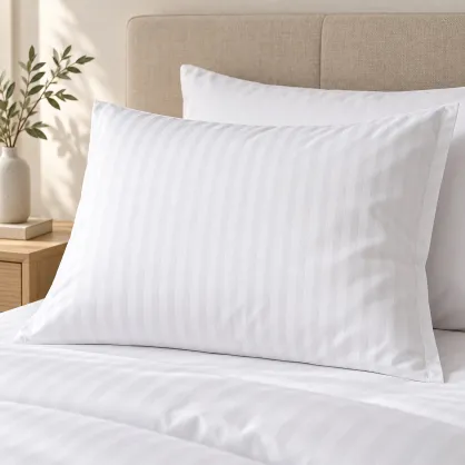 Poszewka Hotelowa w Paski 1 cm – 100% Bawełna | Ormire