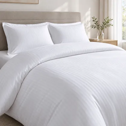 Poszwa Hotelowa w Paski 1 cm – 100% Bawełna | Ormire