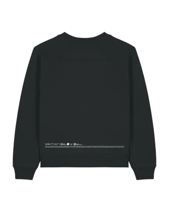 Women’s raglan sweatshirt made from organic cotton