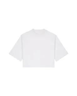 Ormire Raya T-shirt damski krótki z bawełny z recyklingu