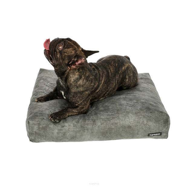 poduszka dla psa Greypet wzór ciemny beton
