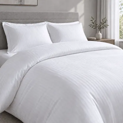 Poszwa Hotelowa w Paski 1 cm – 50% Bawełna / 50% Poliester | Ormire