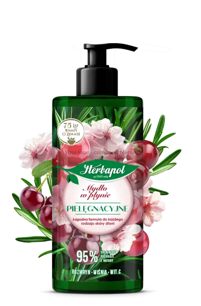 Mydło w płynie pielęgnacyjne – 390 ml | Delikatne oczyszczanie, roślinna regeneracja i witaminowa pielęgnacja dłoni