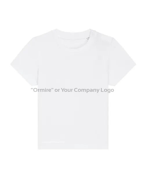 Delikatny t-shirt dla niemowląt z organicznej bawełny