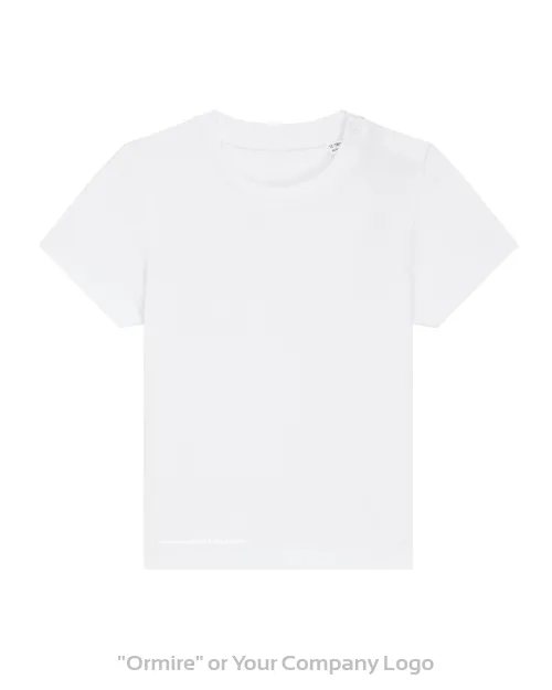 Delikatny t-shirt dla niemowląt z organicznej bawełny