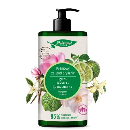 Cremeduschgel Rose–Vanille–Bergamotte 740 ml | Sinnliche Pflege und Beruhigung für Körper und Sinne