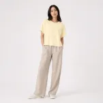 ORMIRE Collider - T-shirt damski oversized z podwiniętymi rękawami - 2