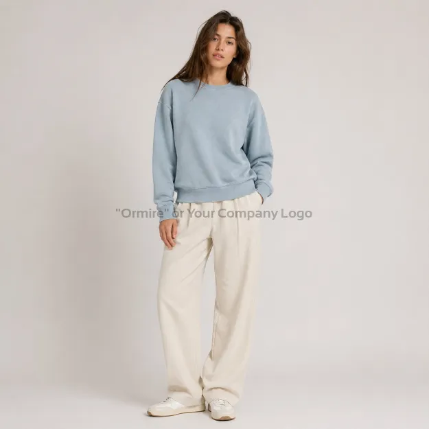Ormire Radder 2.0 Vintage - Unisex Oversized Crewneck Garment-Dyed Sweatshirt