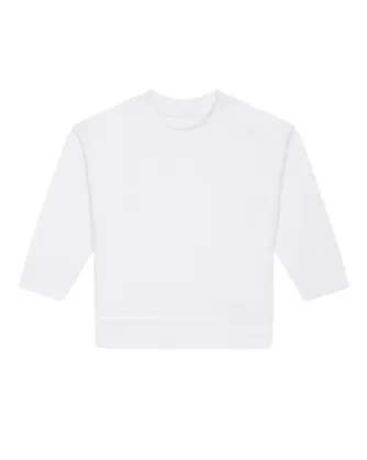 Soft crewneck sweatshirt for babies made from organic cotton