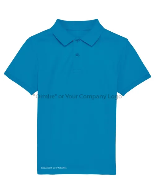 Soft kids' polo shirt made from organic cotton