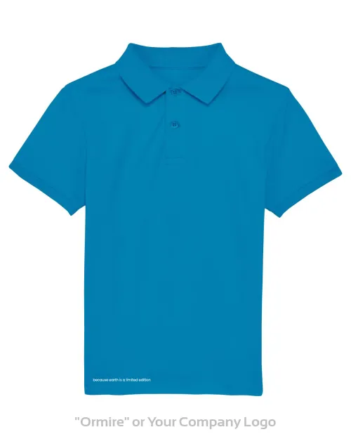 Soft kids' polo shirt made from organic cotton