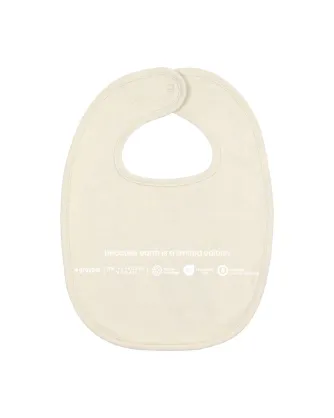 Gentle baby bib made from organic cotton