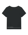 Damski t-shirt z dekoltem w serek z bawełny organicznej - 4