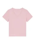 Damski t-shirt z dekoltem w serek z bawełny organicznej - 5