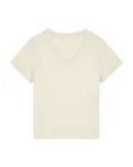 Damski t-shirt z dekoltem w serek z bawełny organicznej - 7