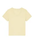 Damski t-shirt z dekoltem w serek z bawełny organicznej - 9