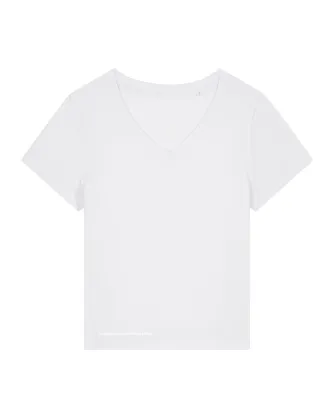 V-neck women’s t-shirt made from organic cotton