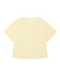 Damski t-shirt oversize z podwiniętymi rękawami - 8