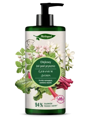 Duschöl-Gel Geranie–Jasmin 740 ml | Aromatische Pflege und natürliche Erfrischung der Haut