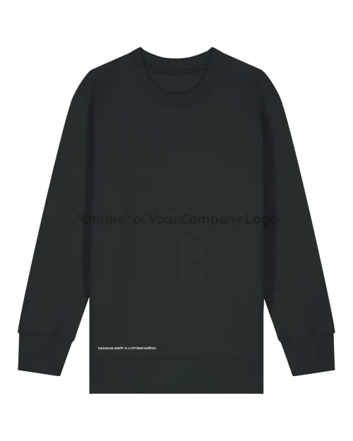 Soft kids’ crewneck sweatshirt made from organic cotton