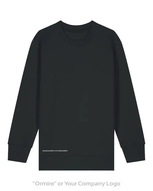 Soft kids’ crewneck sweatshirt made from organic cotton