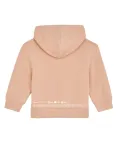 Delikatna bluza z kapturem i zamkiem dla niemowląt z organicznej bawełny - 10
