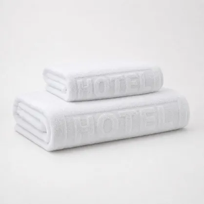 Ormire BELLO | Hotel towel with HOTEL inscription 140×70 cm – 500 gsm