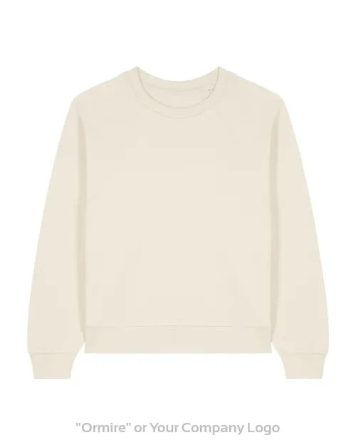 ORMIRE CLARA – Damen Sweatshirt mit Rundhalsausschnitt und Raglanärmeln