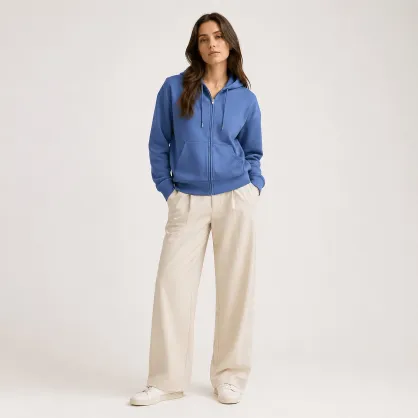 Ormire Connector 2.0 - Unisex Zip-Up Hoodie in French Terry