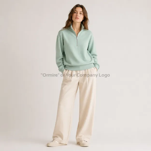 Ormire Miller Dry - Unisex boxy mikina s krátkým zipem suchá na dotek