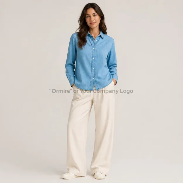Ormire Denim Shirt - Women's Denim Shirt
