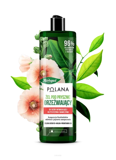 Orzeźwiający żel pod prysznic 400 ml | Głębokie oczyszczenie, nawilżenie i aromat zielonej herbaty