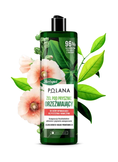 Orzeźwiający żel pod prysznic 400 ml | Głębokie oczyszczenie, nawilżenie i aromat zielonej herbaty